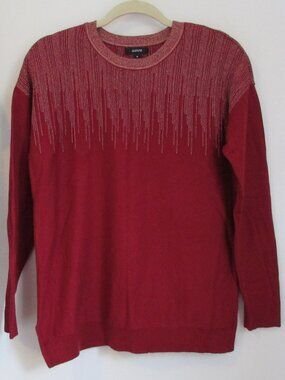 Alfani Burgundy Festive Sweater